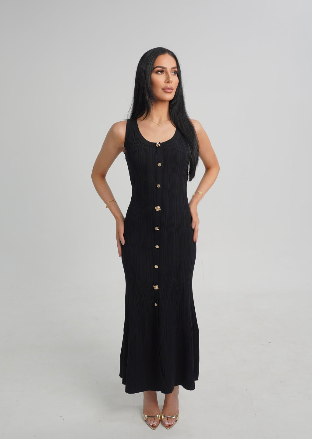 KRISTEN DRESS - BLACK