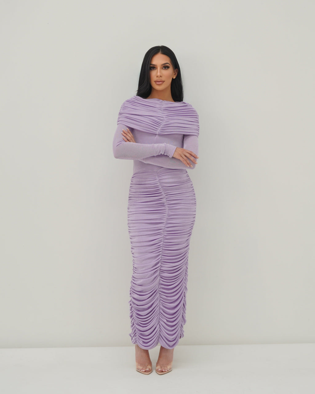 SOFIA DRESS - LILAC