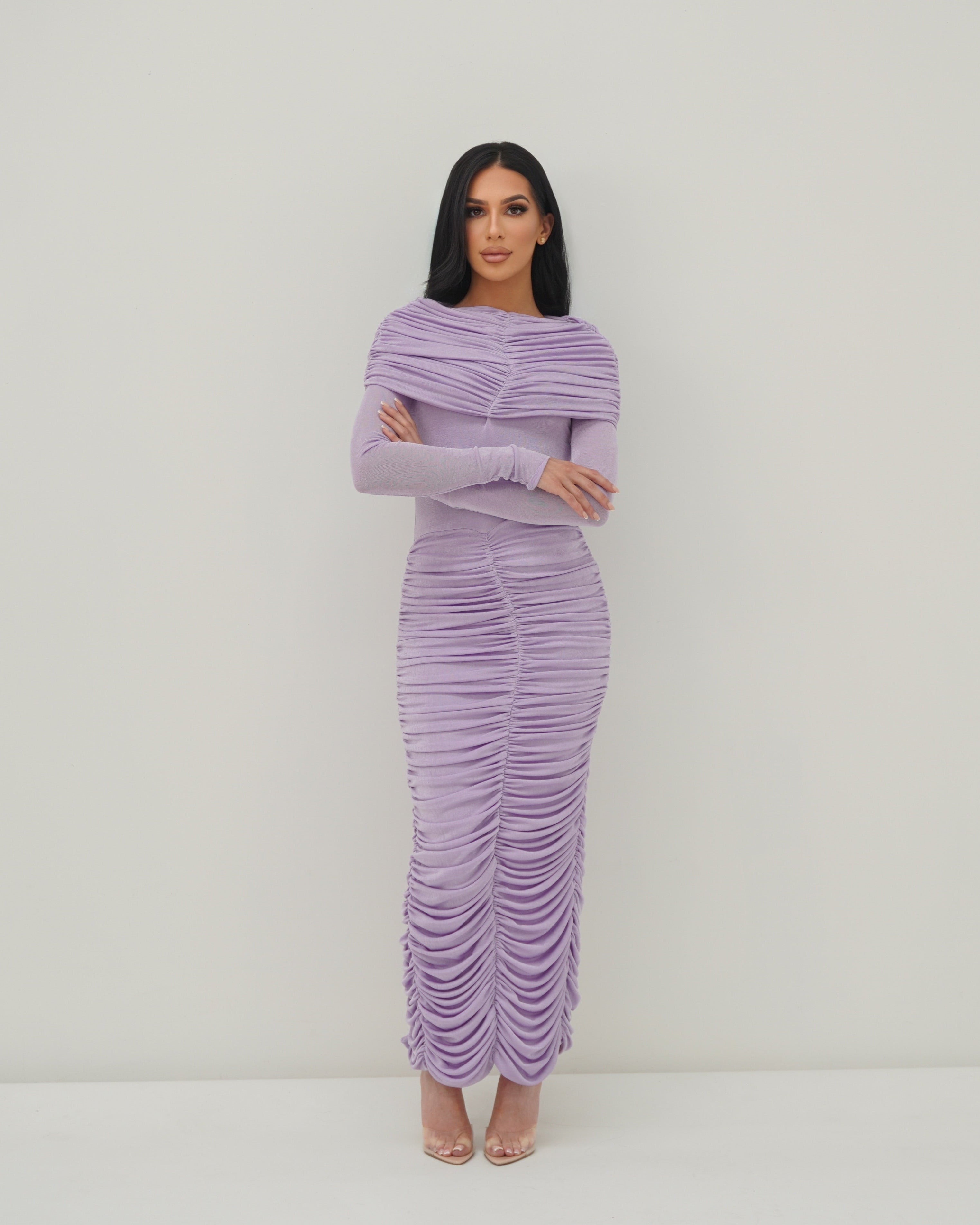 SOFIA DRESS - LILAC