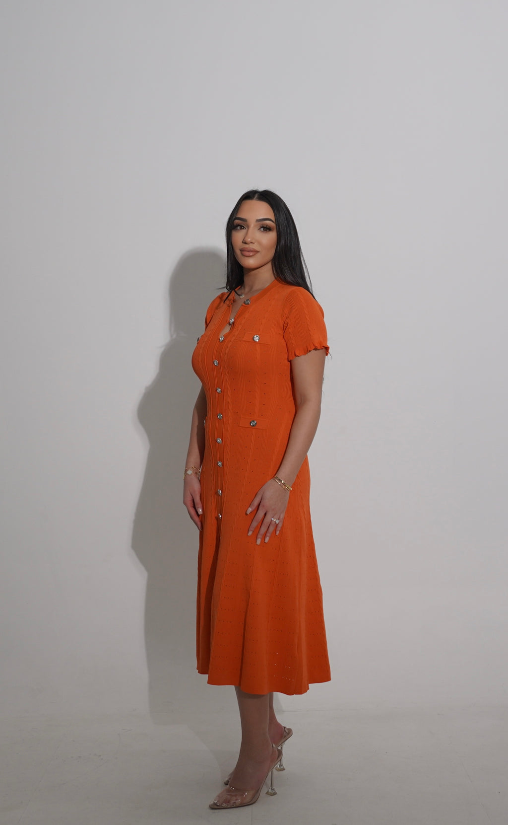 AMBER DRESS - ORANGE