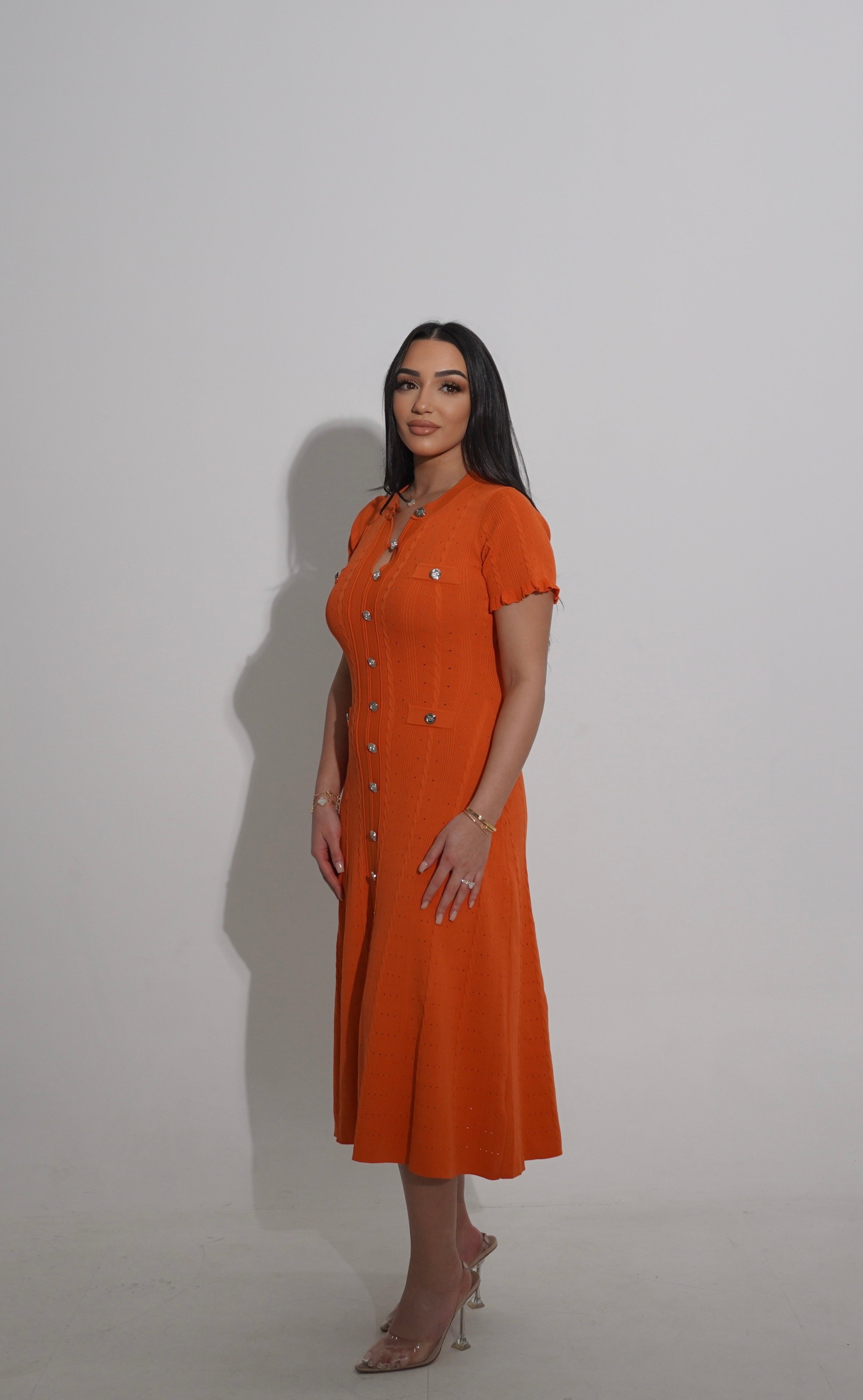 AMBER DRESS - ORANGE