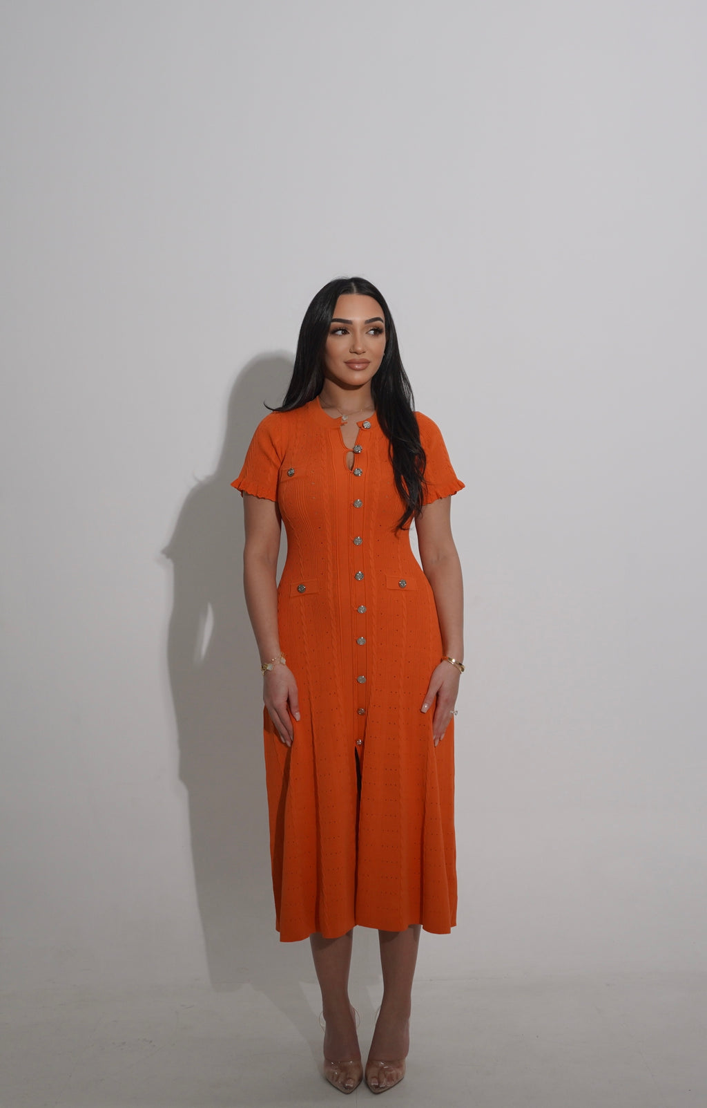 AMBER DRESS - ORANGE