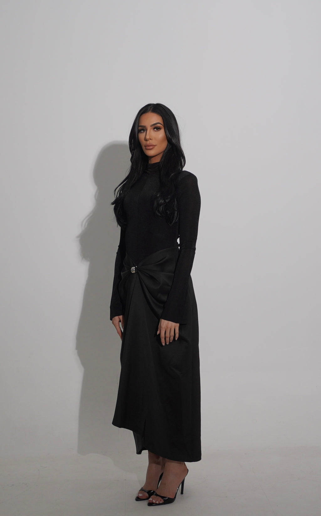 DOHA NOIR DRESS - PRE ORDER