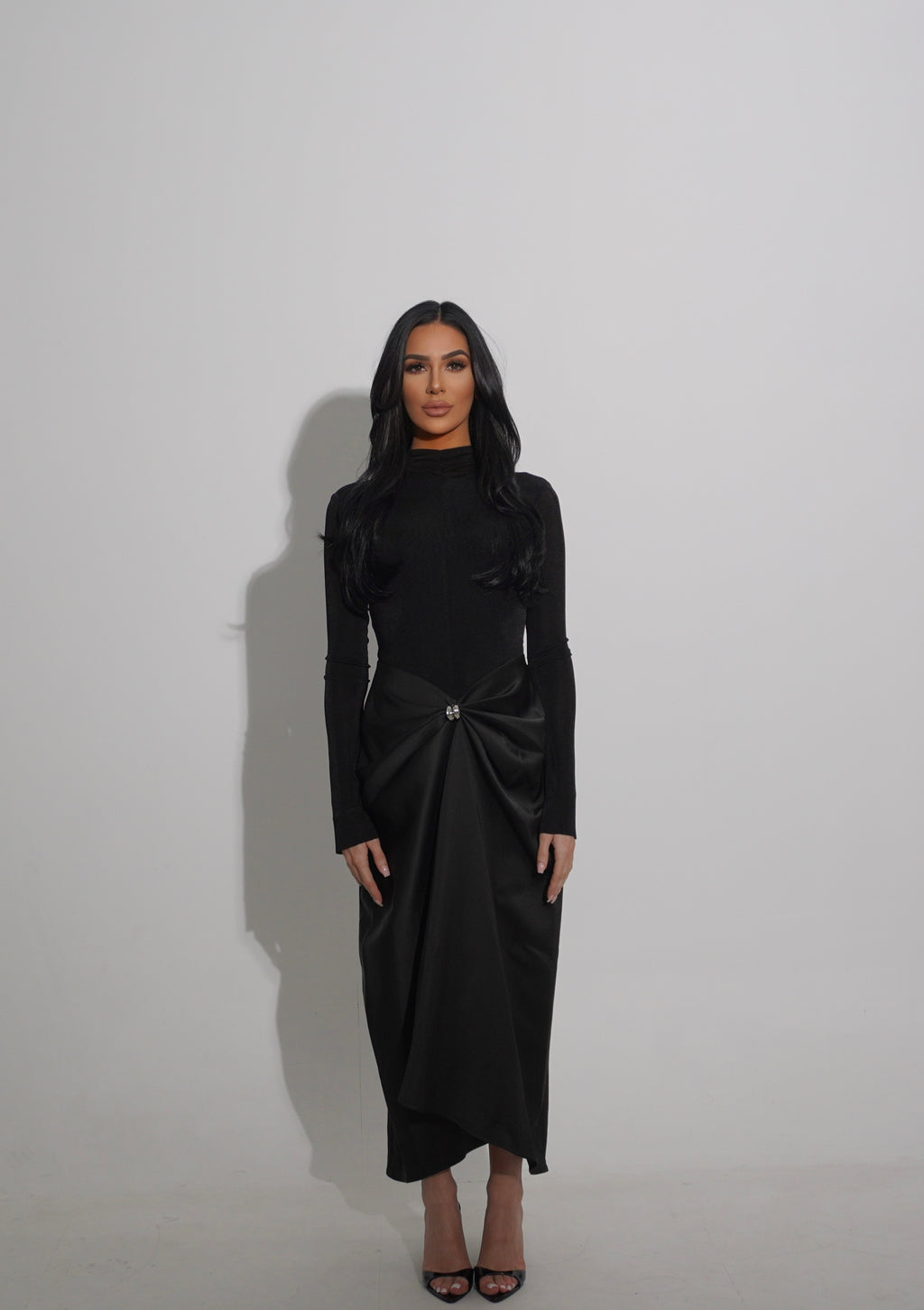 DOHA NOIR DRESS - PRE ORDER