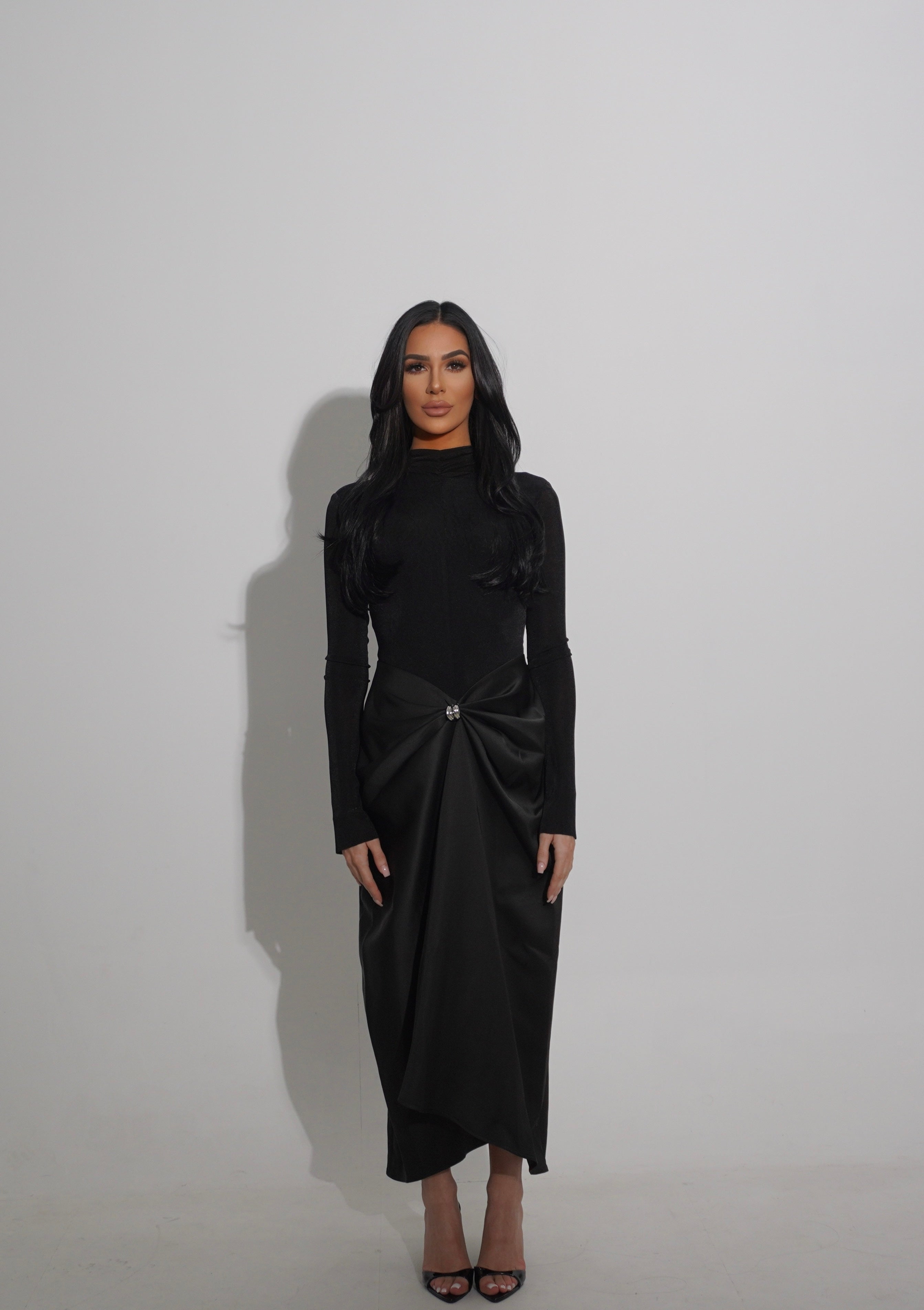 DOHA NOIR DRESS - PRE ORDER