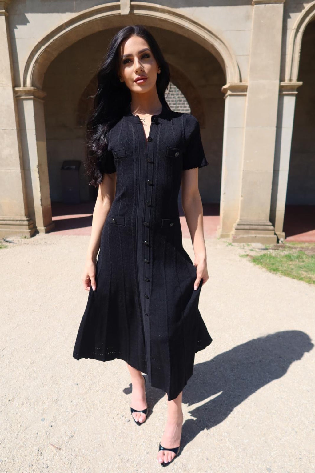 ELEANOR DRESS - BLACK