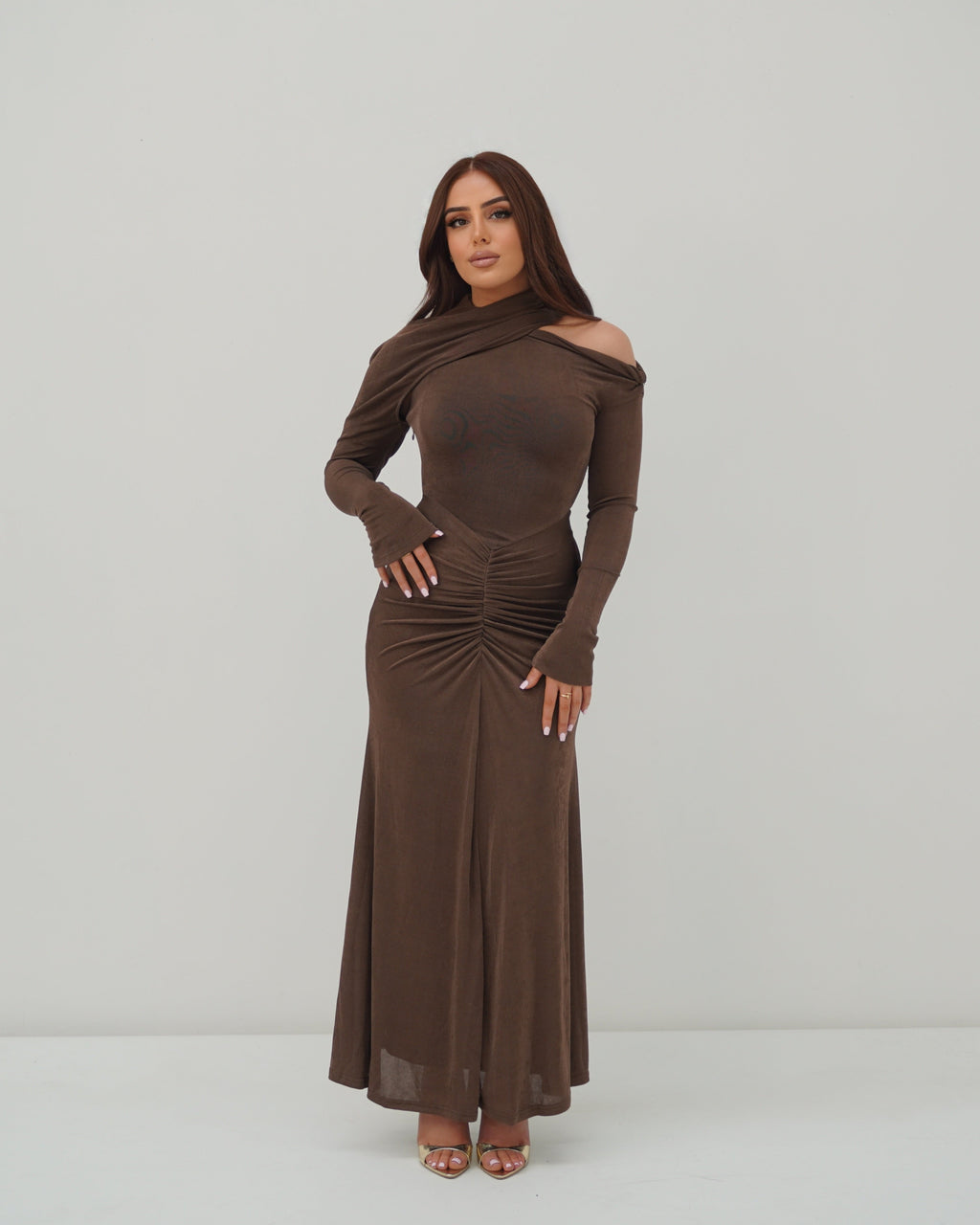 EVE DRESS - MOCHA