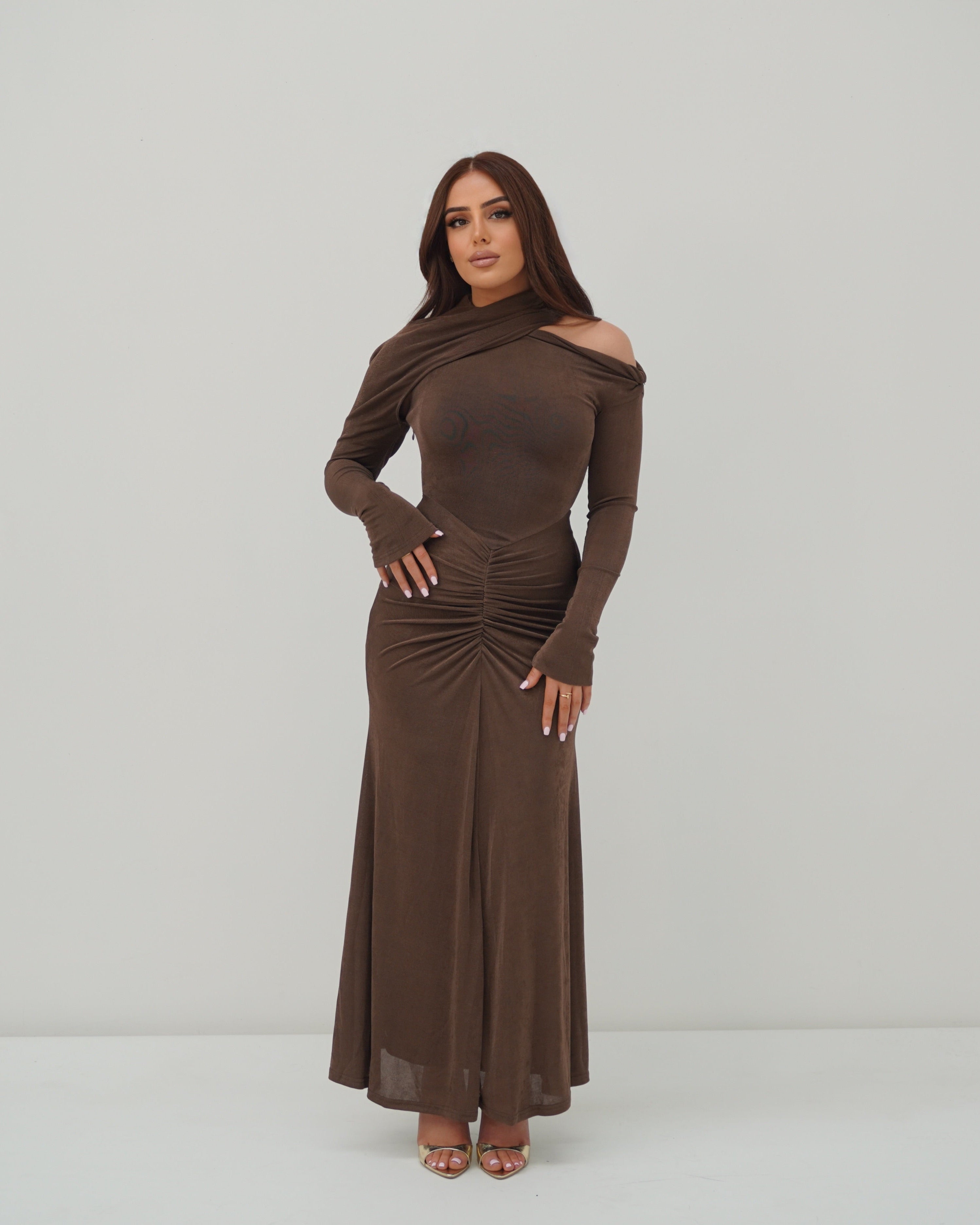 EVE DRESS - MOCHA