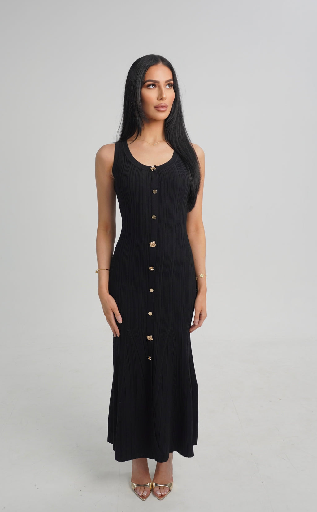 KRISTEN DRESS - BLACK