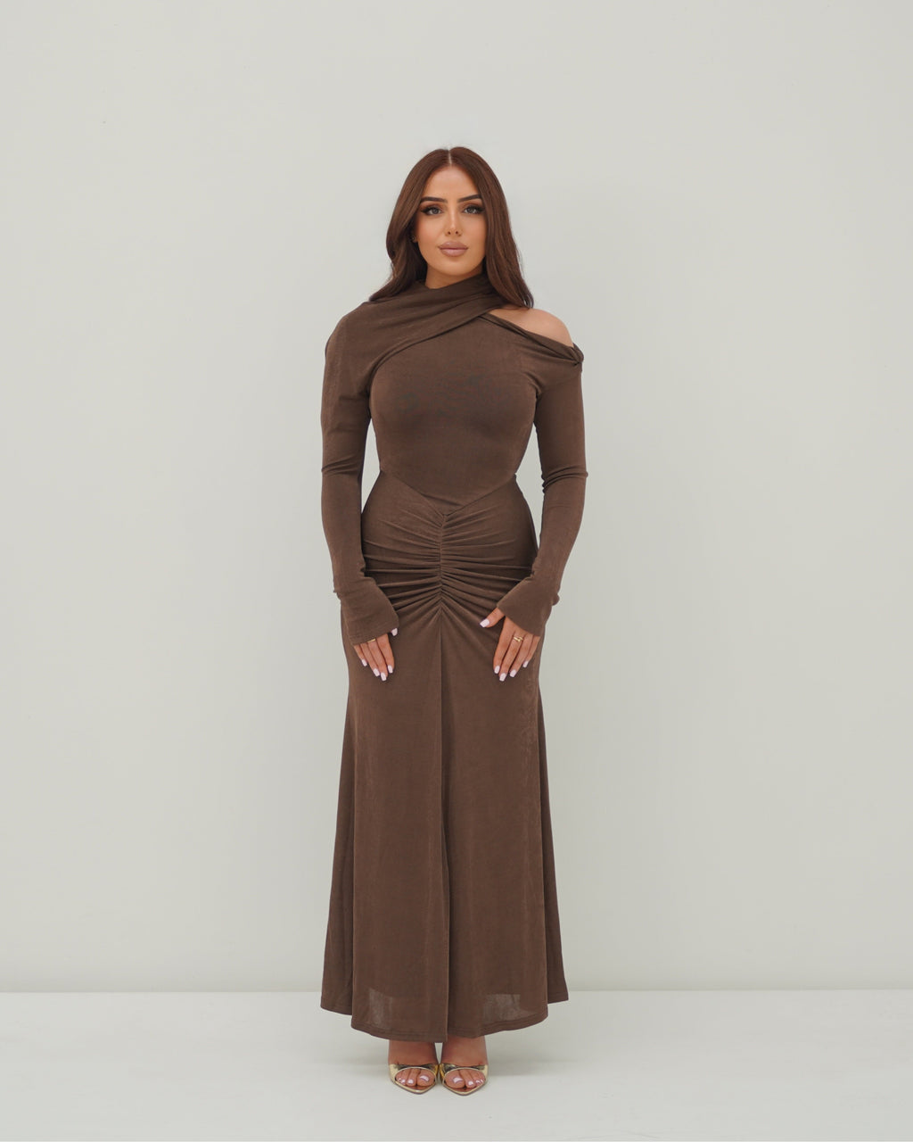 EVE DRESS - MOCHA