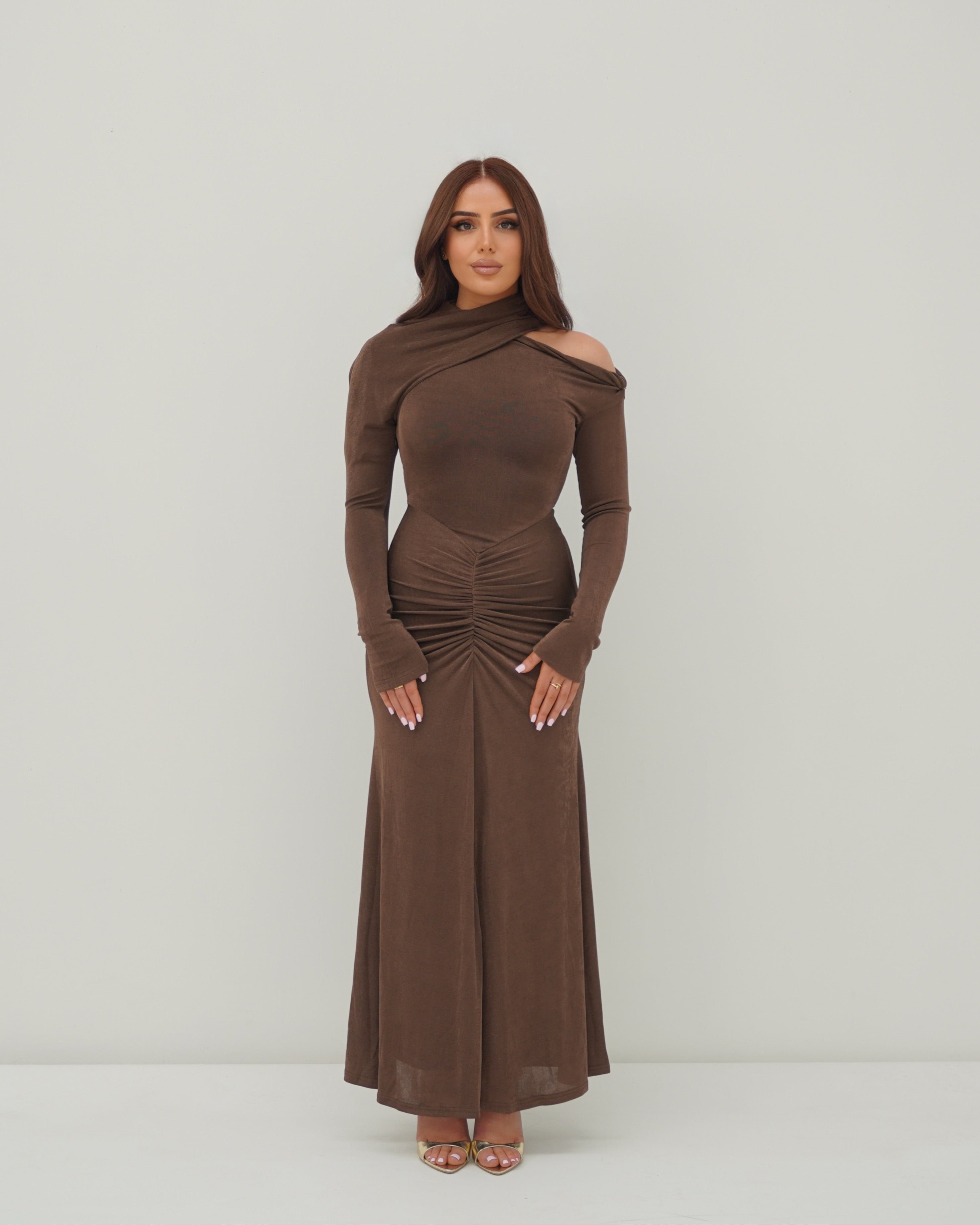 EVE DRESS - MOCHA