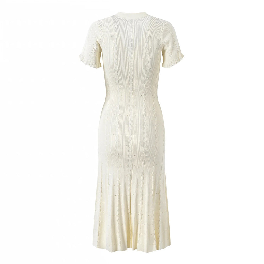 ELEANOR DRESS - WHITE