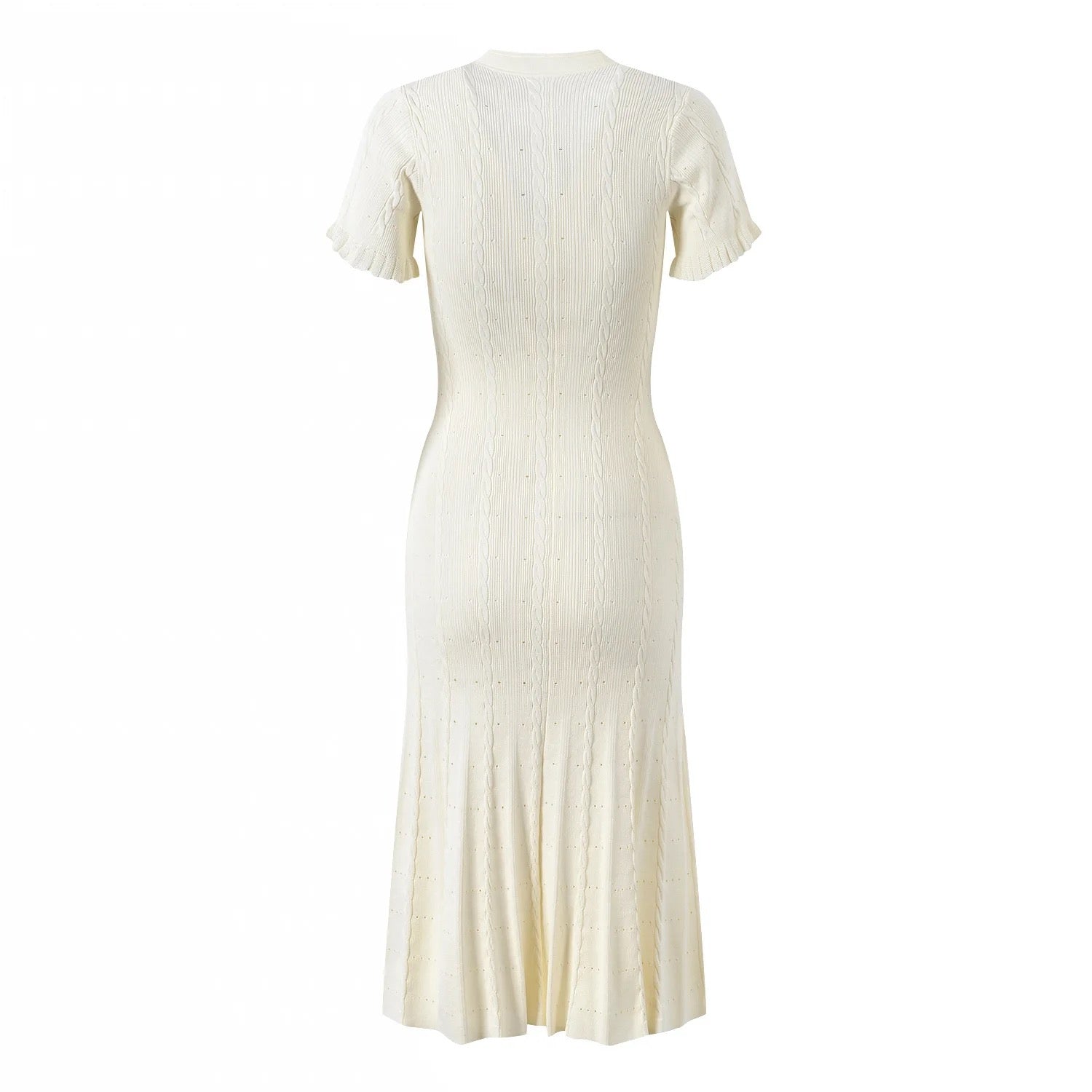 ELEANOR DRESS - WHITE