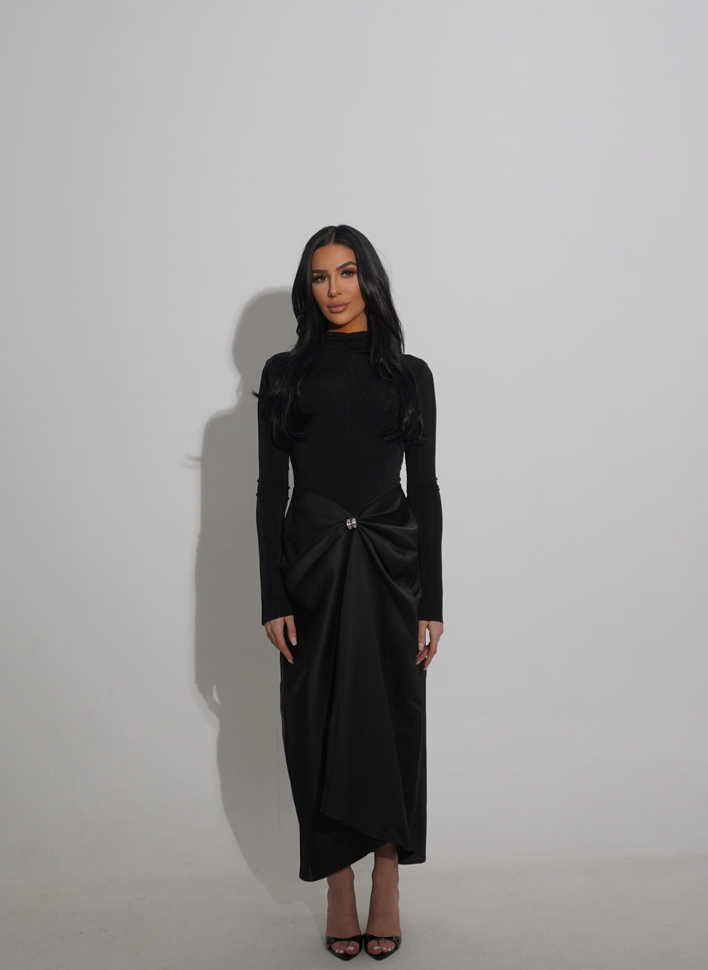 DOHA NOIR DRESS - PRE ORDER
