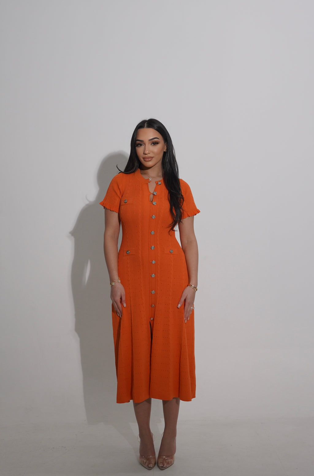 AMBER DRESS - ORANGE