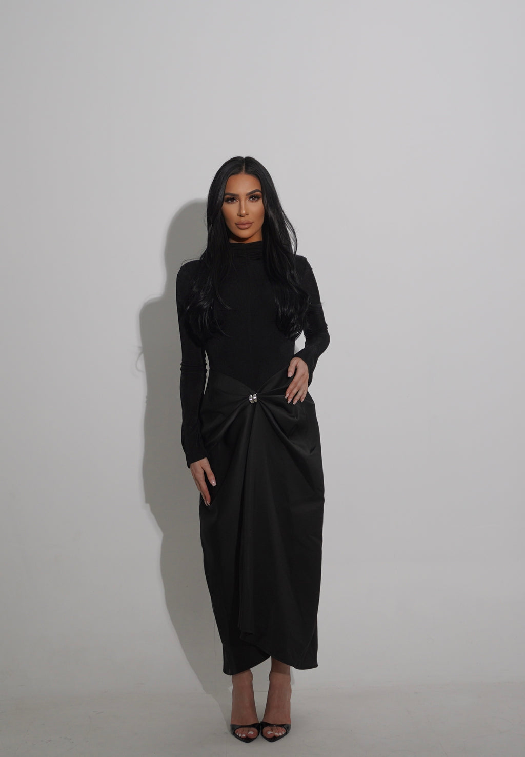 DOHA NOIR DRESS - PRE ORDER