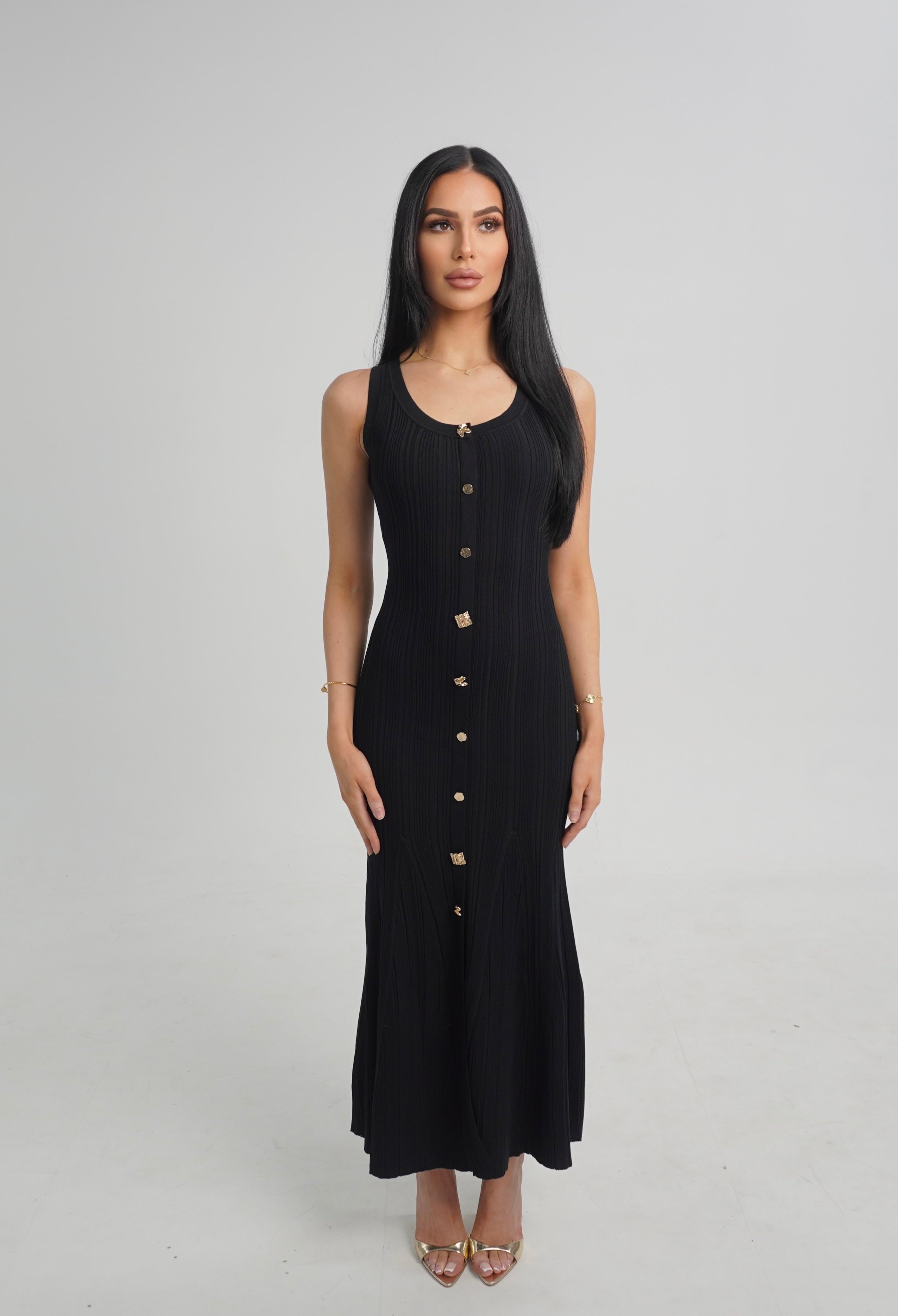 KRISTEN DRESS - BLACK