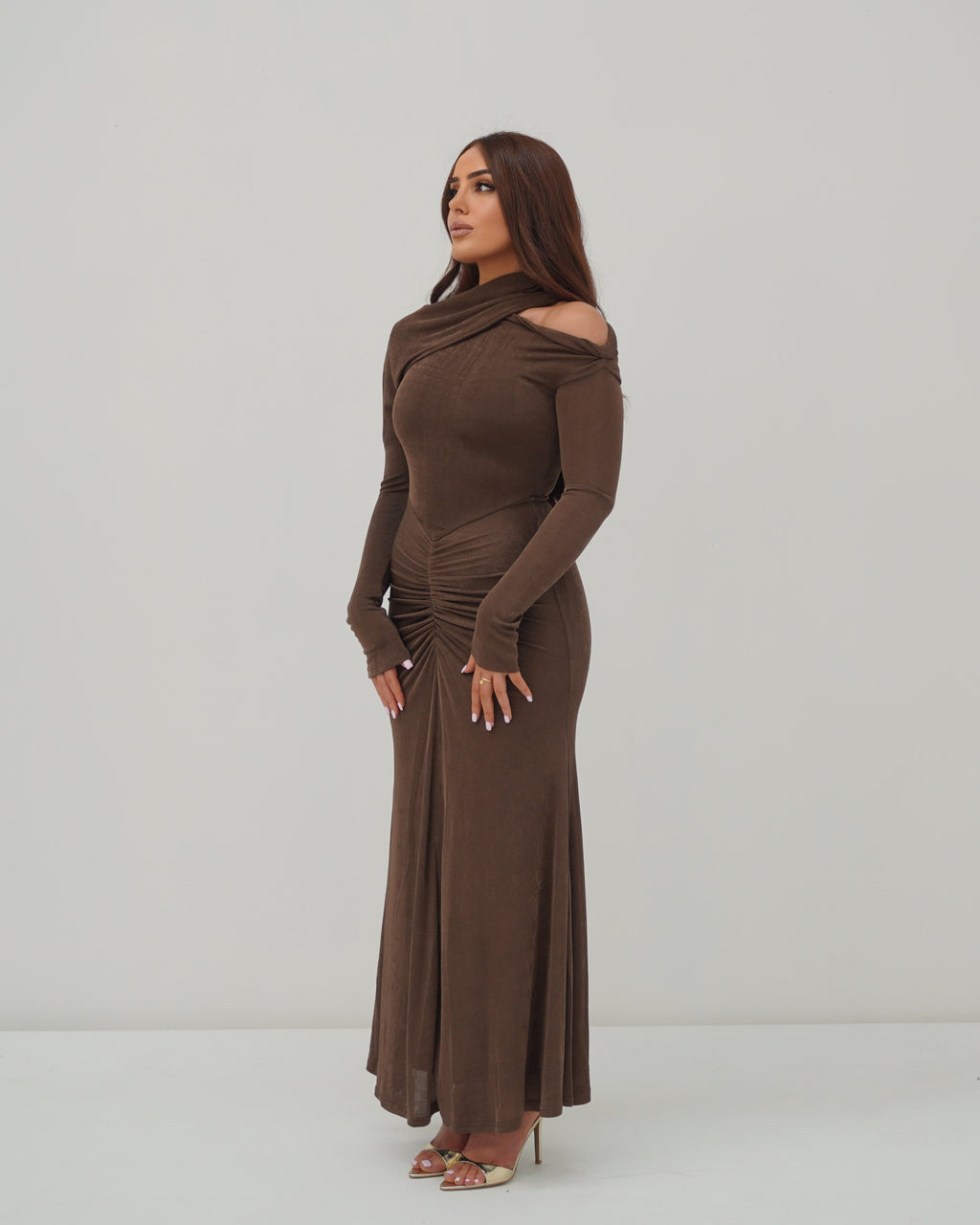 EVE DRESS - MOCHA