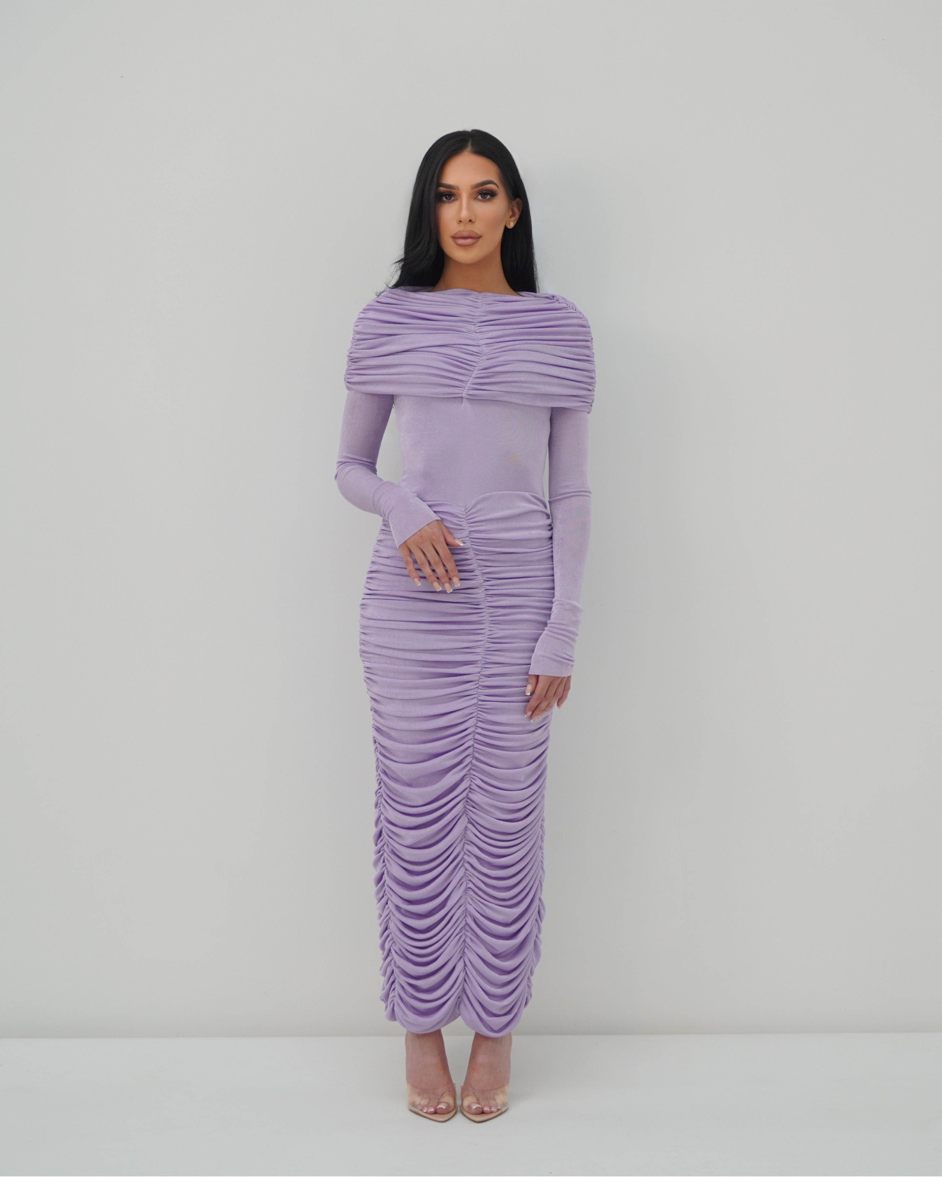 SOFIA DRESS - LILAC