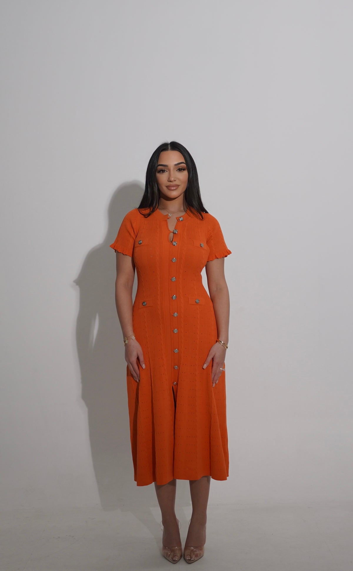 strapless open back dress 60s Maxi Dress Vintage Hawaiian Print Hibiscus Orange Xs Sa-Ne Hawaii VFG