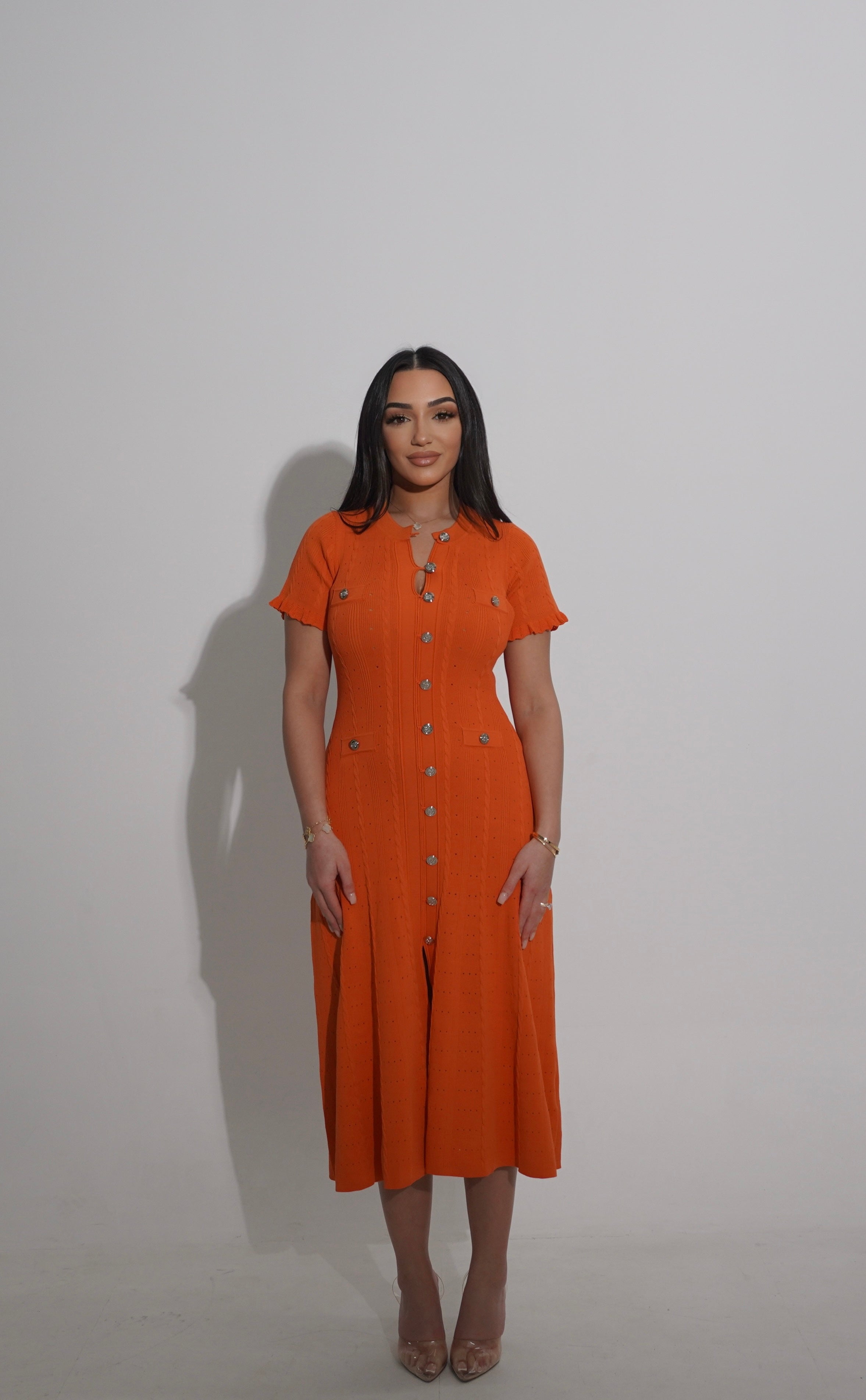 AMBER DRESS - ORANGE