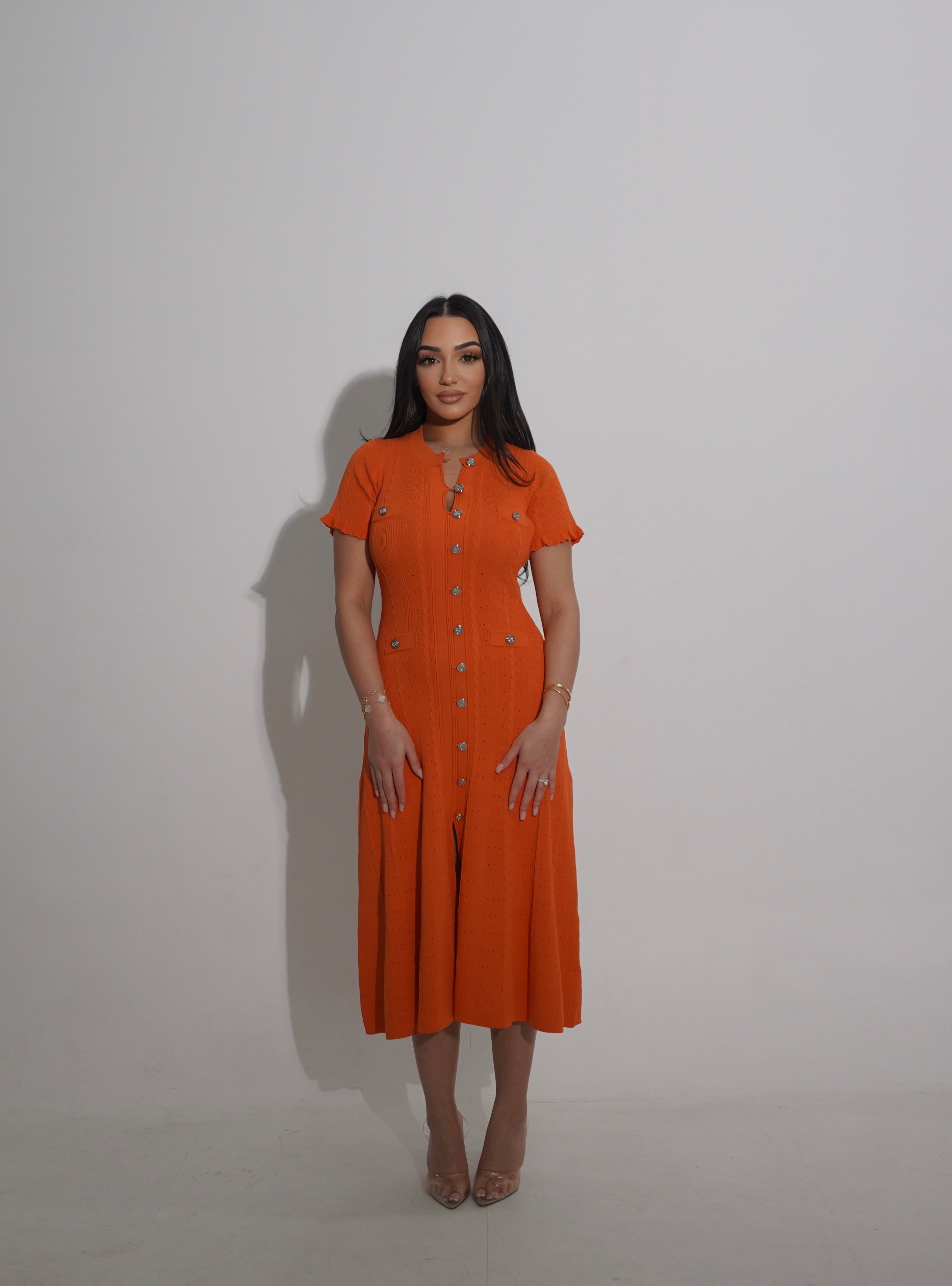 AMBER DRESS - ORANGE