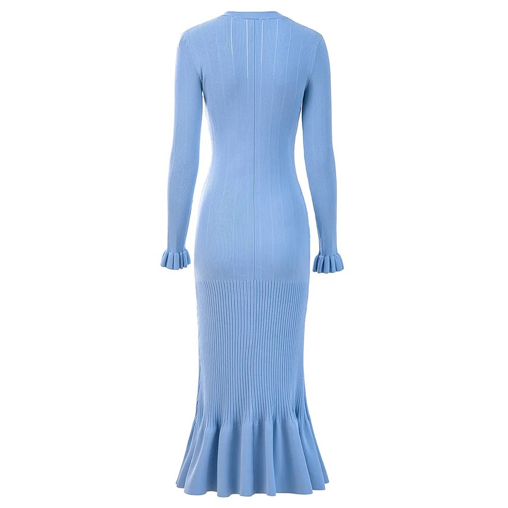 SARA DRESS - BLUE